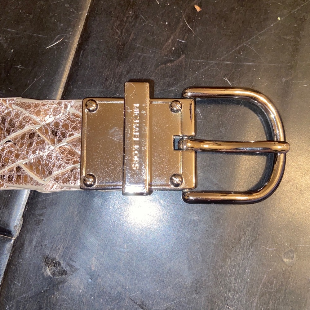 REAL Micheal Kors gold belt